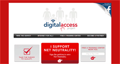 Desktop Screenshot of digitalaccessproject.org